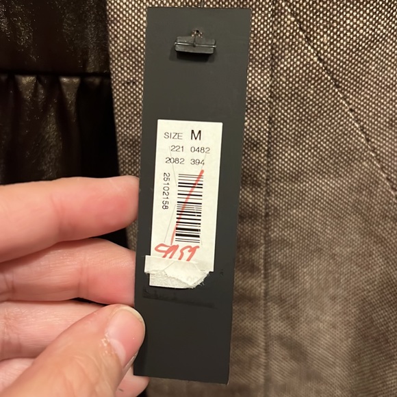 NWT Brown Tweed Flare Sleeve Crop Jacket Snap Neckline Vintage Limited Gathered - Picture 7 of 9